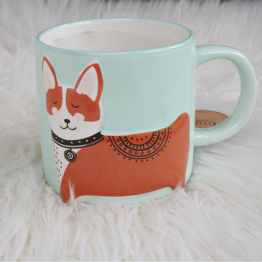 Corgi Ceramic 3D Mug 16 Oz New